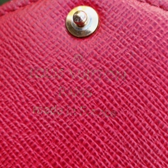 Authentic Louis Vuitton Studded Damier Sarah Wallet - Picture 8 of 10